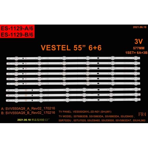 BM-84 (6X6LED-3X6LED) VESTEL 55